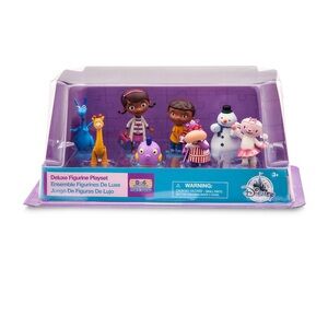 Disney Character Figurine Set - Purple and Multicolor
